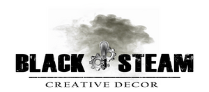 Black Steam Industrial Decor